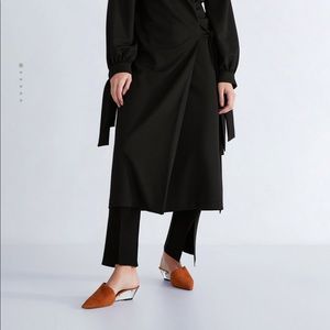 Brand new with tags Zara mini leather wedges. 9/39